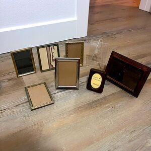 Vintage Gold-Tone Antique-Style Picture Frame Set